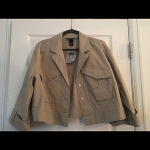Lane Bryant crop jacket